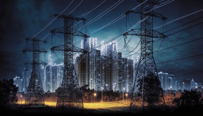 Smart grid systems to manage the city's energy use and distribution