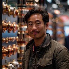 Asian physicist developing new materials for quantum computing
