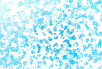 Light Blue, Green vector texture with disks.