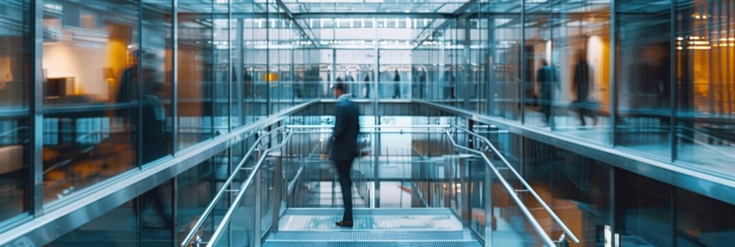 business goes on in a blur