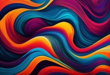 Fototapeta premium illustration, vivid abstract forms aerials landscapes, view, shapes, lines, colors, water, rivers, illustrations, photographs, vectors, unique, urban,