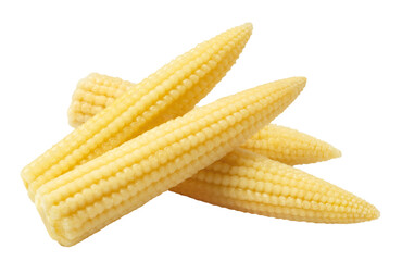 Delicious baby corn cut out
