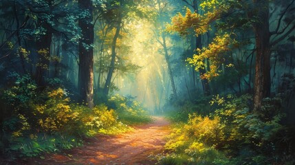 Obraz premium The path to a new beginning is always worth the journey.