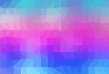 Fototapeta premium Light Multicolor, Rainbow vector low poly cover.