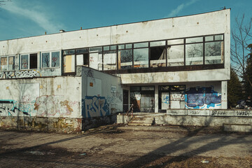 Obraz premium abandoned building, wrecked, urbex photography