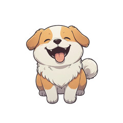 Cute dog cartoon image stickers
