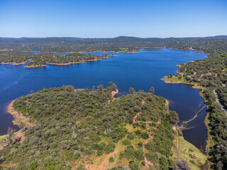 Retortillo reservoir, Sierra de Hornachuelos Natural Park, province of Córdoba, Andalusia, Spain