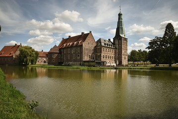 Fototapeta premium A beautiful old building in a small town in Germany.