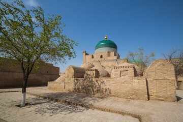 Pahlavon Mahmud mausoleum is a memorial monument in Khiva