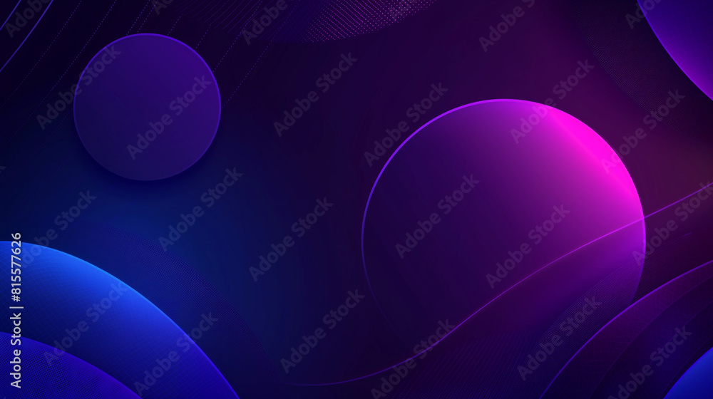 Aufkleber abstract purple background with circles, abstract background with rainbow, abstract background with 