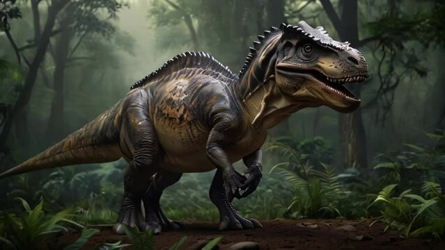 Primordial Wonders: Witnessing Life in the Prehistoric Dinosaur Era