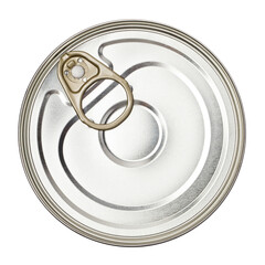 Metal tin can, cut out