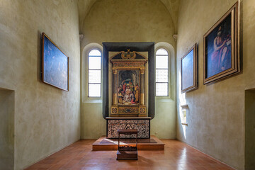 Ferrara, interno chiesa San Cristoforo alla Certosa