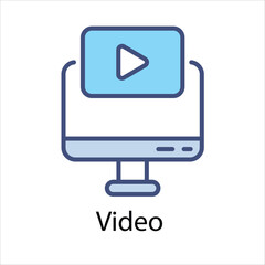 Video Vector icon