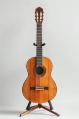 Fototapeta premium Acoustic guitar in the living room. Music concept. Vintage style