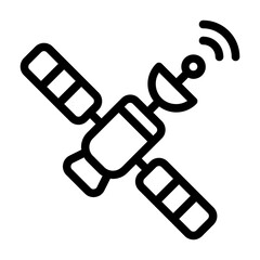 Space Icon With Line Style