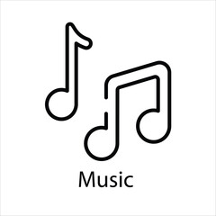 Music Vector icon 