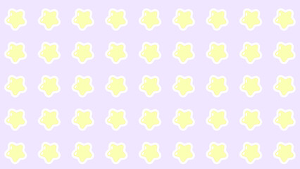 アニメ風かわいいスターパターン⭐︎