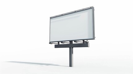 Fototapeta premium blank billboard (empty advertisement) Empty mockup template