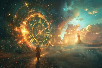 The Temporal Voyage: Exploring Time with a Traveler's Eye