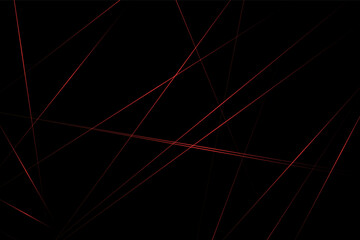 Abstract black with red lines, triangles background modern design. Vector illustration EPS 10.