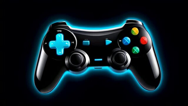 video game controller isolated