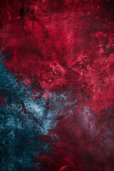Abstract textured background with red and blue colors