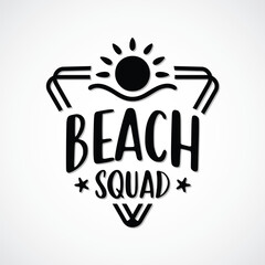 Beach Bum T-Shirt Design - Vector File