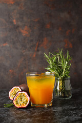 Concept of delicious and tasty exotic and tropical fruit