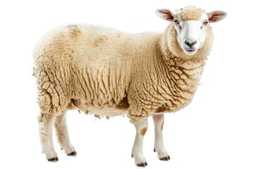 Portrait of a Single Sheep
