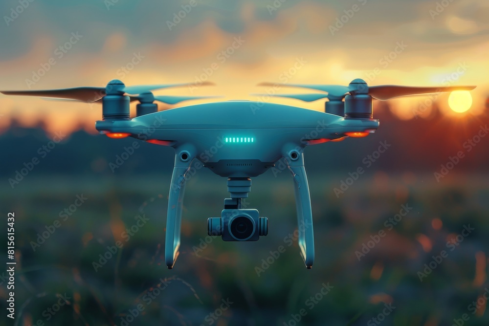 Poster difficult terrain in vineyard fields is managed by drones for pesticide application, enhancing green