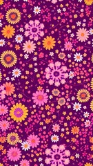 background with flowers, pattern with flowers, abstract floral background