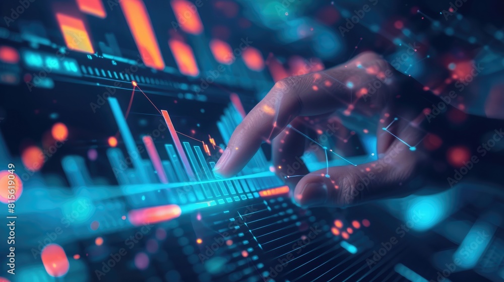 Poster Advanced analytics techniques applied to large and complex datasets, uncovering trends, correlations, and insights to drive strategic business decisions
