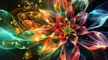 Home Decor Art. 3D Flower Poster for Wall Decoration in Office or Home