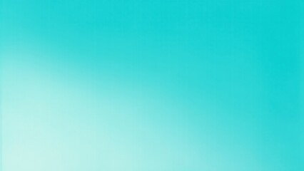 Abstract Cyan turquoise color smooth blurred background