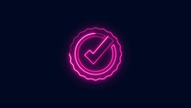 check mark animation and double check icon. Yes tick. Correct check mark symbol.