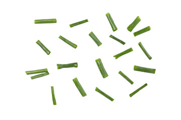 PNG, Green onion, isolated on white background