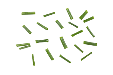 PNG, Green onion, isolated on white background