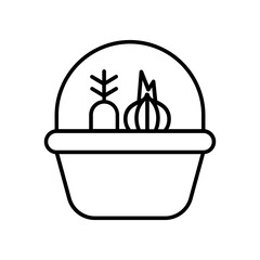harvest icon. outline icon