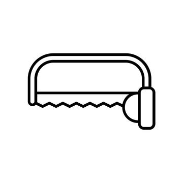 black outline saw tool clip art preview
