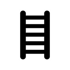ladder icon. black fill icon
