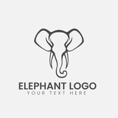 Fototapeta premium elephant logo