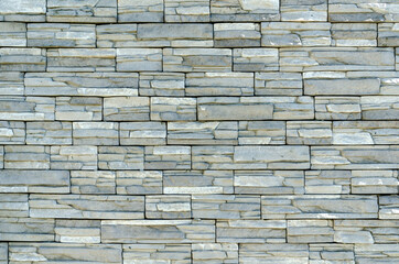 gray brick texture. decorative facing stone for wall decoration. Stone background