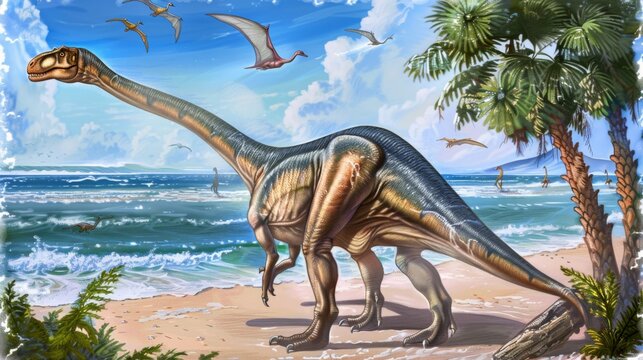 Life on Planet Earth in the Dinosaurs Age