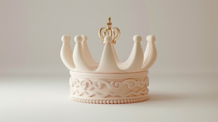 Lovely Tiara Illustrated in a Neat and Crisp Fashion
