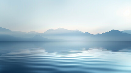 Obraz premium Calm vector landscape background