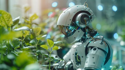 Future Agriculture: Robots Growing and Studying Plants in Laboratory Greenhouse