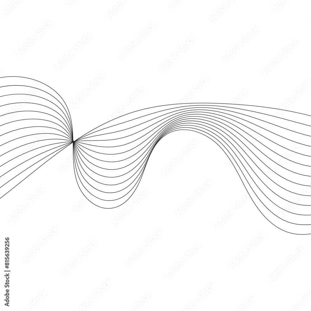 Poster abstract dotted halftone waves collection. black and grey digital wavy dot, twisted wave line and ha