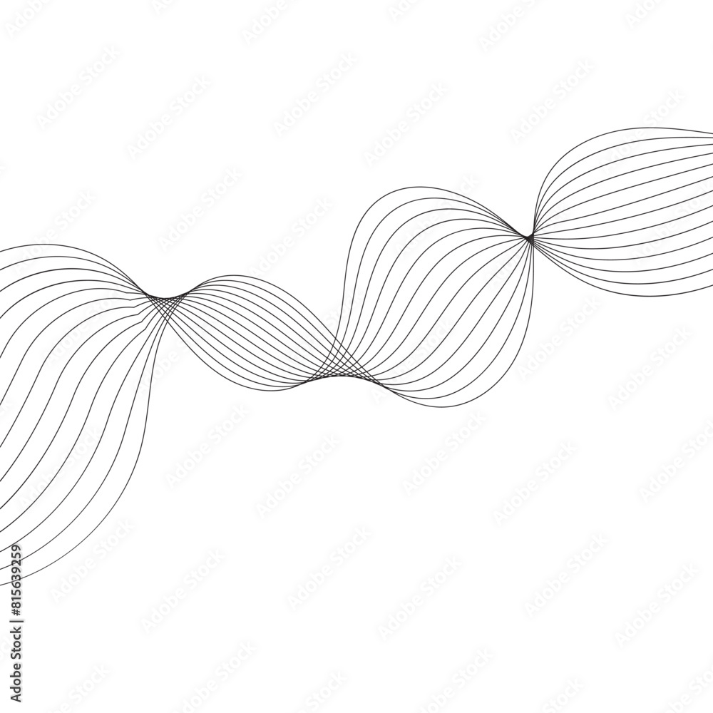 Poster abstract dotted halftone waves collection. black and grey digital wavy dot, twisted wave line and ha