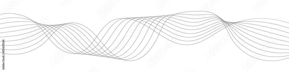 Poster abstract dotted halftone waves collection. black and grey digital wavy dot, twisted wave line and ha